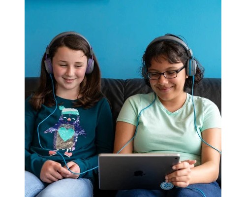 Навушники Jlab JBuddies Studio Wireless Graphite/Purple (IEUHBSTUDIORGRYPRPL4)