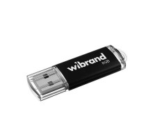 USB флеш накопичувач Wibrand 8GB Cougar Black USB 2.0 (WI2.0/CU8P1B)