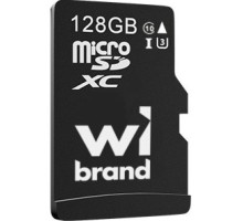 Карта пам'яті Wibrand 128GB mictoSD class 10 UHS-I U3 (WICDHU3/128GB)