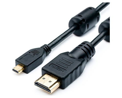 Кабель мультимедійний HDMI A to HDMI D (micro), 1.0m Atcom (22401)