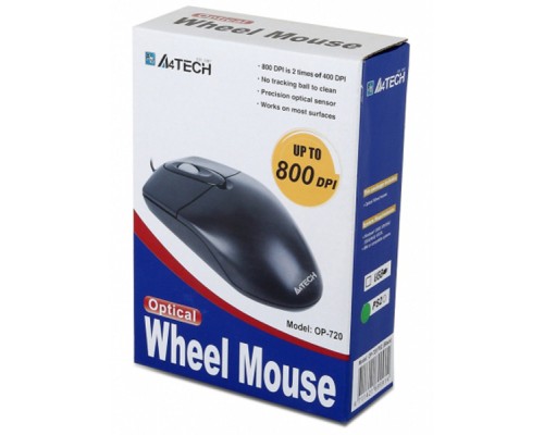 Мишка A4Tech OP-720 Black-USB