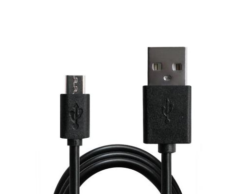 Дата кабель USB 2.0 AM to Micro 5P 1.0m Black Grand-X (PM01S)