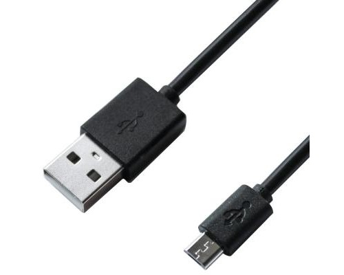 Дата кабель USB 2.0 AM to Micro 5P 1.0m Black Grand-X (PM01S)