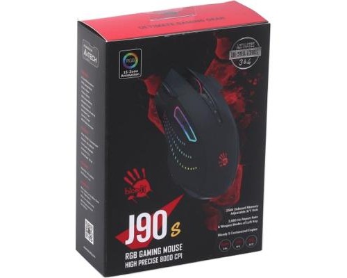 Мишка A4Tech Bloody J90s Black