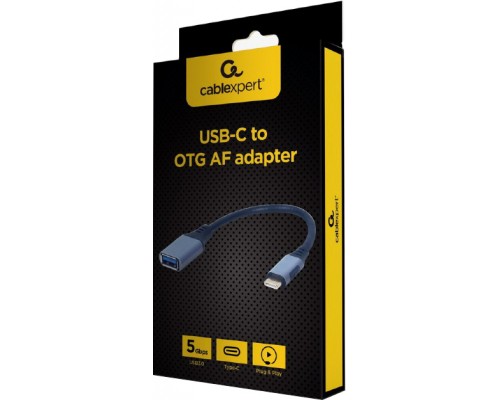 Дата кабель OTG USB 3.0 AF to Type-C 0.15m Cablexpert (A-USB3C-OTGAF-01)