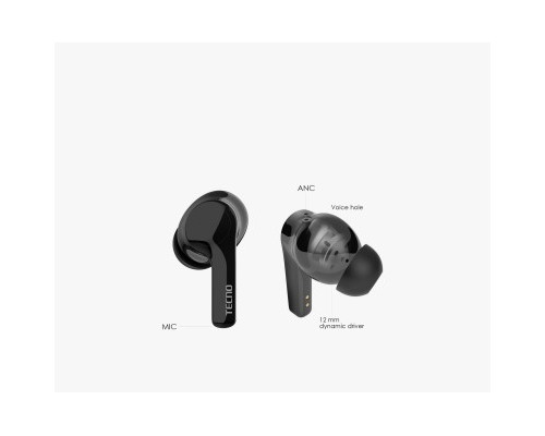 Навушники Tecno Hipods H3 Black (4895180768019)