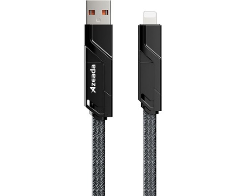 Дата кабель USB 2.0 AM/USB-C to Lightning + Type-C 1.5m PD-B96th Black Proda (PD-B96th-BK)