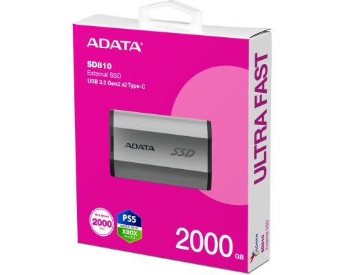 Накопичувач SSD USB 3.2 2TB ADATA (SD810-2000G-CSG)