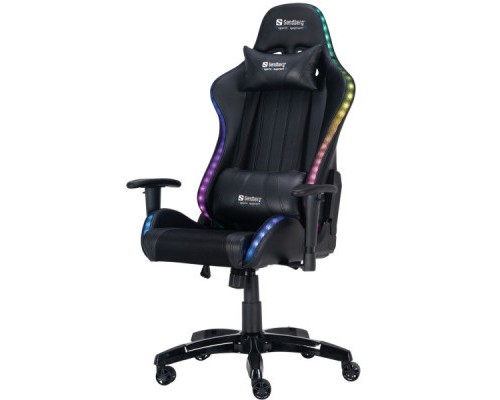 Крісло ігрове Sandberg Commander RGB Black (640-94)