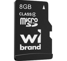 Карта пам'яті Wibrand 8GB mictoSD class 4 (WICDC4/8GB)