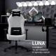 Крісло ігрове Anda Seat Luna Fabric Size L Grey (AD18-44-G-F)