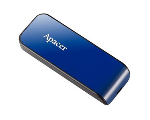 USB флеш накопичувач Apacer 64GB AH334 blue USB 2.0 (AP64GAH334U-1)