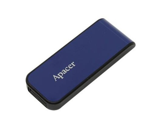 USB флеш накопичувач Apacer 64GB AH334 blue USB 2.0 (AP64GAH334U-1)