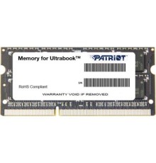 Модуль пам'яті для ноутбука SoDIMM DDR3L 4GB 1600 MHz Patriot (PSD34G1600L2S)