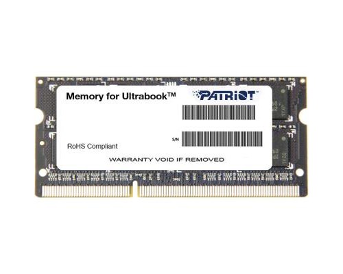 Модуль пам'яті для ноутбука SoDIMM DDR3L 4GB 1600 MHz Patriot (PSD34G1600L2S)