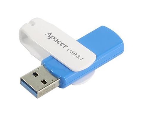 USB флеш накопичувач Apacer 32GB AH357 Blue USB 3.1 (AP32GAH357U-1)