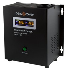 Пристрій безперебійного живлення LogicPower LPA- W - PSW-500VA, 2A/5А/10А (7145)