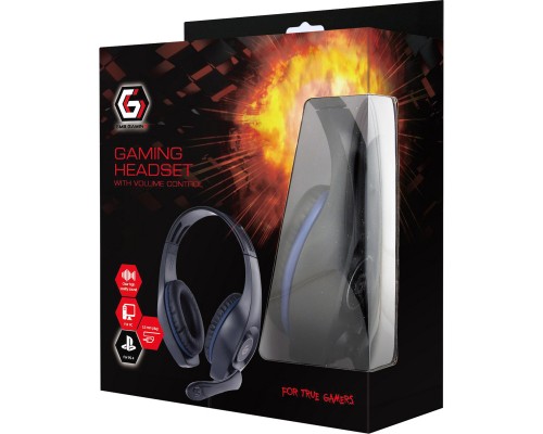 Навушники Gembird GHS-05-B Black-Blue (GHS-05-B)