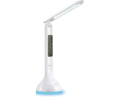 Настільна лампа Mediarange Compact LED desk lamp with LCD display, glossy-white (MROS502)
