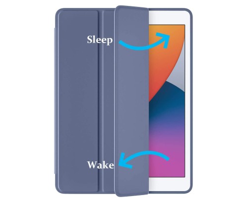 Чохол до планшета BeCover Tri Fold Soft TPU Silicone Apple iPad Air 4 10.9 2020/2021 Purple (706873)