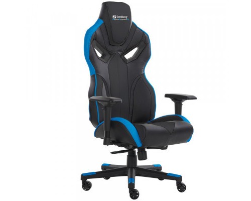 Крісло ігрове Sandberg VoodooBlack/Blue (640-82)