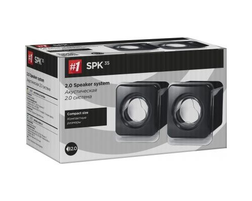 Акустична система Defender SPK 35 5W USB black (65635)