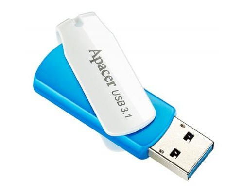 USB флеш накопичувач Apacer 64GB AH357 Blue USB 3.1 (AP64GAH357U-1)