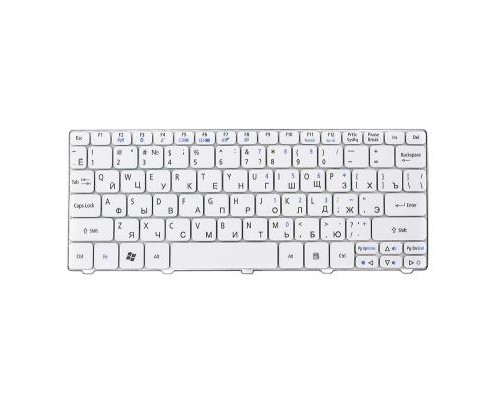 Клавіатура ноутбука Acer Aspire One 521/eMachines 350 белый, без фрейма (KB312641)