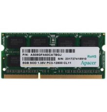 Модуль пам'яті для ноутбука SoDIMM DDR3 8GB 1600 MHz Apacer (DV.08G2K.KAM)