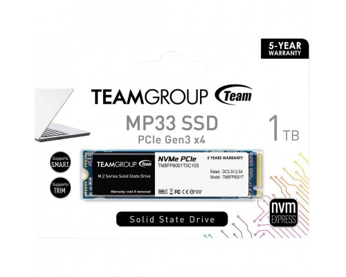 Накопичувач SSD M.2 2280 1TB Team (TM8FP6001T0C101)
