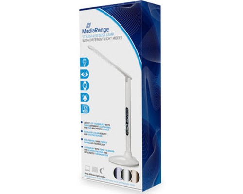 Настільна лампа Mediarange Stylish LED desk lamp with different light modes, white (MROS501)