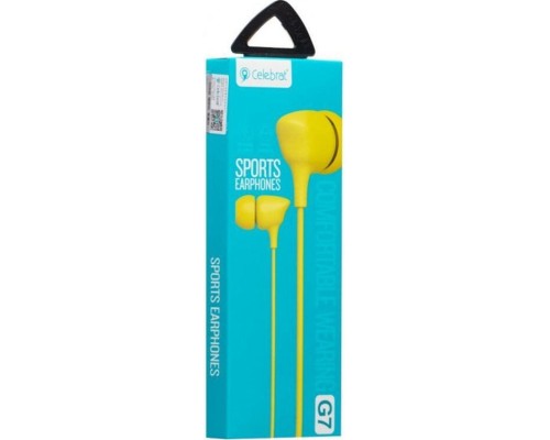 Навушники Celebrat G7 Yellow (714455)