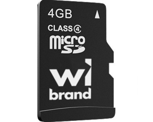 Карта пам'яті Wibrand 4GB mictoSD class 4 (WICDC4/4GB)