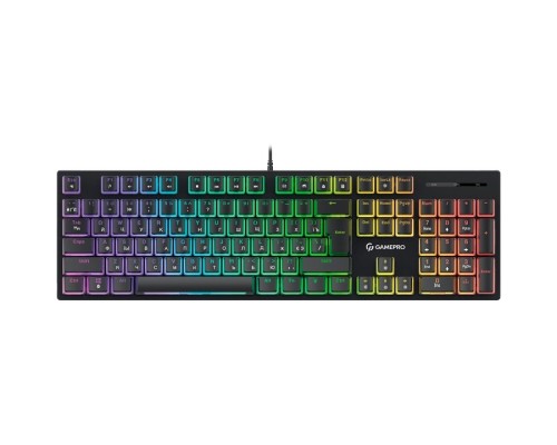 Клавіатура GamePro MK85B Blue Switch RGB USB Black (MK85B)