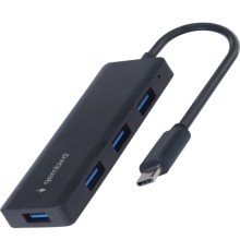 Концентратор Gembird USB-C UHB-U3P4-02 4xUSB3.1 (UHB-CM-U3P4-02)