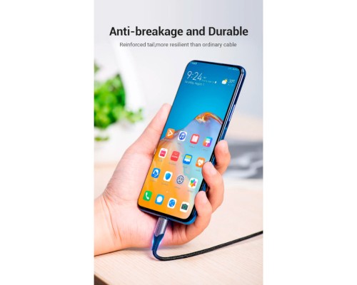 Дата кабель USB 2.0 AM to 2хUSB-C M 1.0m Y-Splitter Charging Cable 2.4А 480Mbps Aluminum Al Vention (CQOHF)