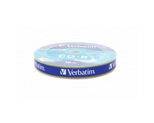Диск CD Verbatim CD-R 700Mb 52x Spindle Wrap box Extra (43725)