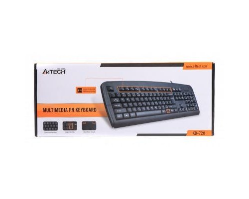 Клавіатура A4Tech KB-720 Black USB