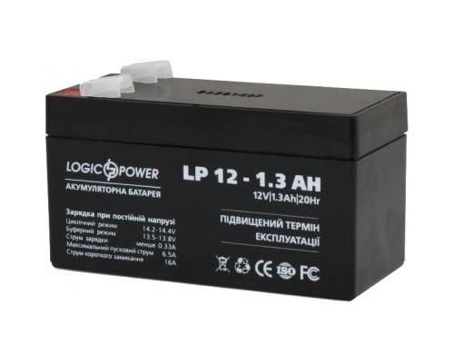 Батарея до ДБЖ LogicPower LPM 12В 1.3 Ач (4131)
