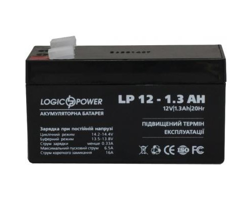 Батарея до ДБЖ LogicPower LPM 12В 1.3 Ач (4131)
