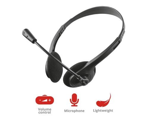 Навушники Trust Primo Chat 3.5mm BLACK (21665)