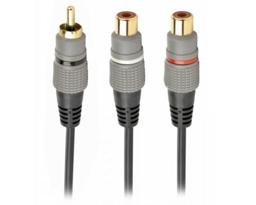 Кабель мультимедійний RCA to 2 RCA 0.2m Cablexpert (CCAP-RCAM2F-0.2M)