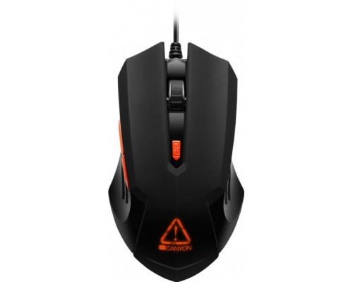 Мишка Canyon Star Raider USB Black (CND-SGM01RGB)