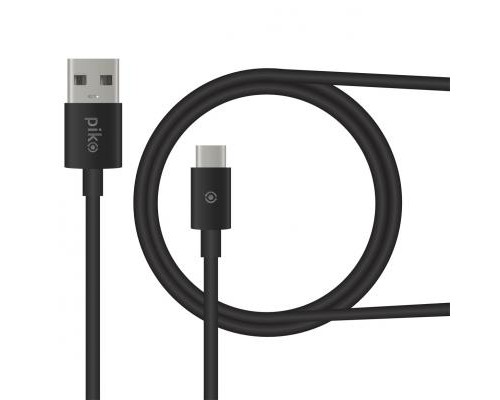 Дата кабель USB 2.0 AM to Type-C 0.2m black Piko (1283126493843)