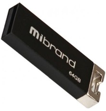USB флеш накопичувач Mibrand 64GB Сhameleon Black USB 2.0 (MI2.0/CH64U6B)