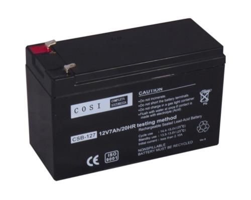 Батарея до ДБЖ COSI AGM 12V 7Ah F1 (CSB-127)