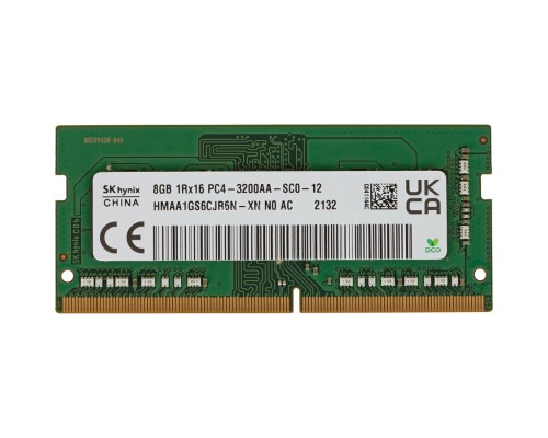 Модуль пам'яті для ноутбука SoDIMM DDR4 8GB 3200 MHz Hynix (HMAA1GS6CJR6N-XN)