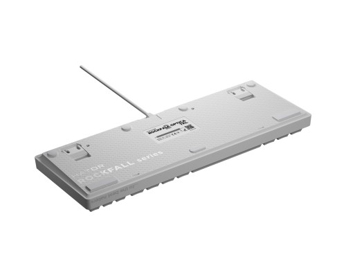 Клавіатура Hator Rockfall 2 Optica TKL Black USB White (HTK-731)