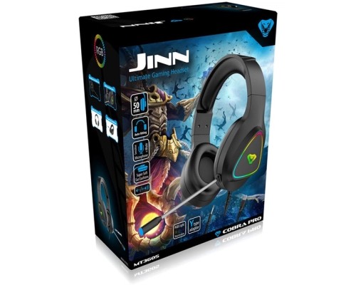 Навушники Media-Tech Cobra Pro Jinn RGB Black (MT3605)
