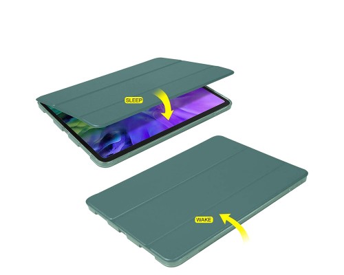Чохол до планшета BeCover Tri Fold Hard Apple iPad Pro 12.9 2020/2021/2022 Dark Green (711720)